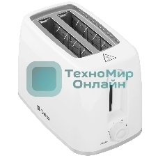 Тостер DELTA DL-6901 белый, 650 Вт