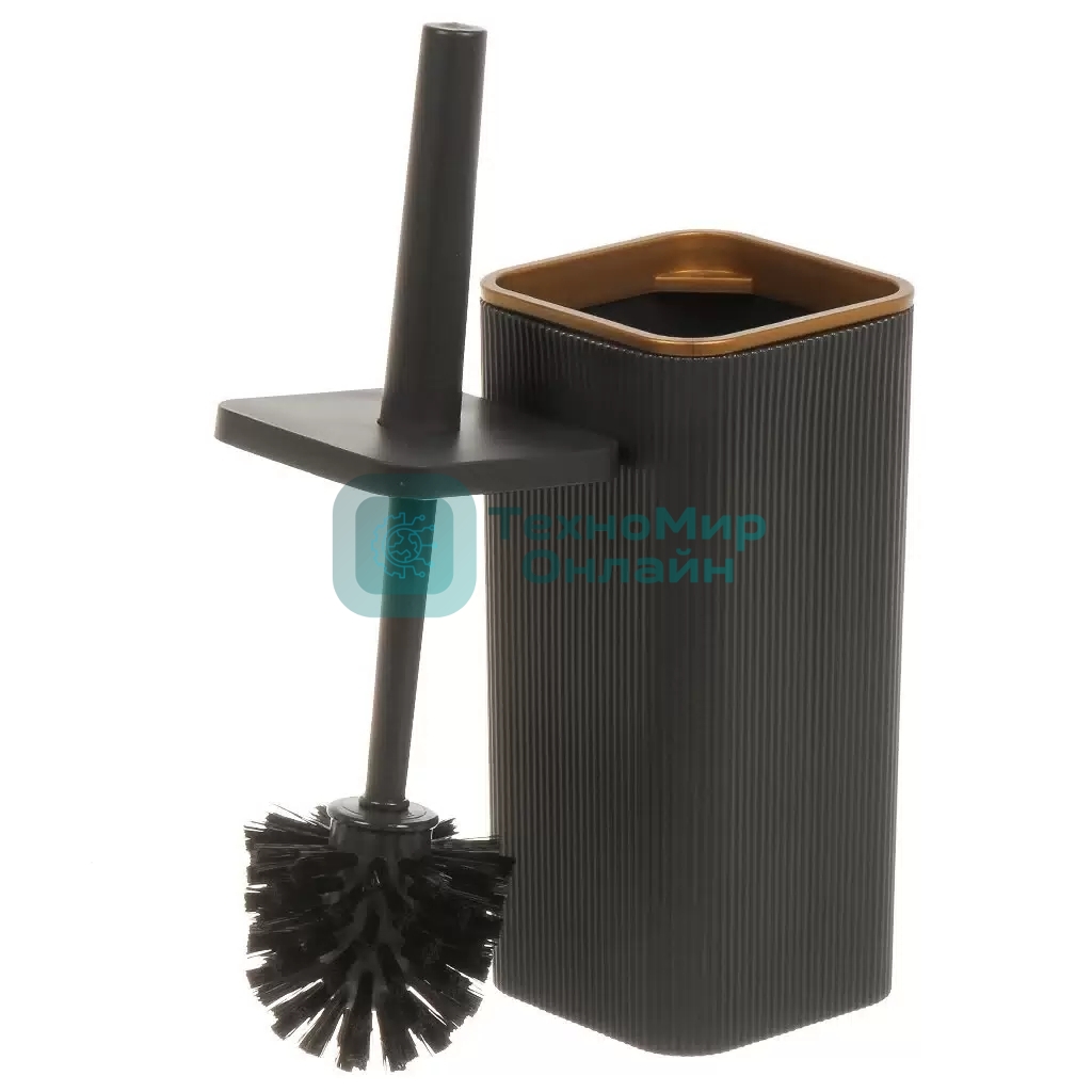Ершик для унитаза VIOLET РИФ (темно-серый/бронза) 132302