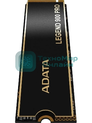 Накопитель SSD ADATA LEGEND 900 PRO, 4Tb, PCIe 4.0 x4, M.2 2280, NVMe, R/W 7400/6500, с радиатором