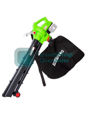 Воздуходувка-пылесос RedVerg RD-BV36/U пит.:от аккум. зеленый/черный