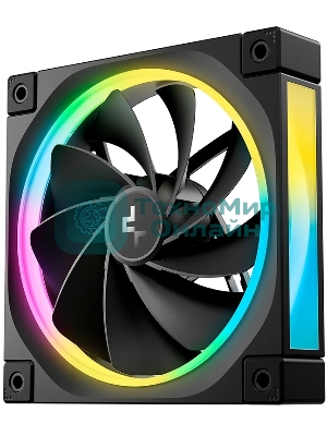 Вентилятор для корпуса Deepcool FL12R Reverse ARGb 120х120x25 черный 4-pin 33.9дБ (R-FL12R-BKAPN1-G)