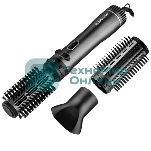 Фен-щетка Brayer BR3137 черный, 1000 Вт, 38/50 мм