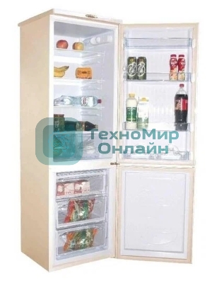 Холодильник DON R-291 BE бежевый мрамор двухкамерный 225/101л морозилка снизу