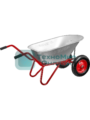 Тачка Зубр Т-21 садово-строительная двухколесная, 180 кг 39952