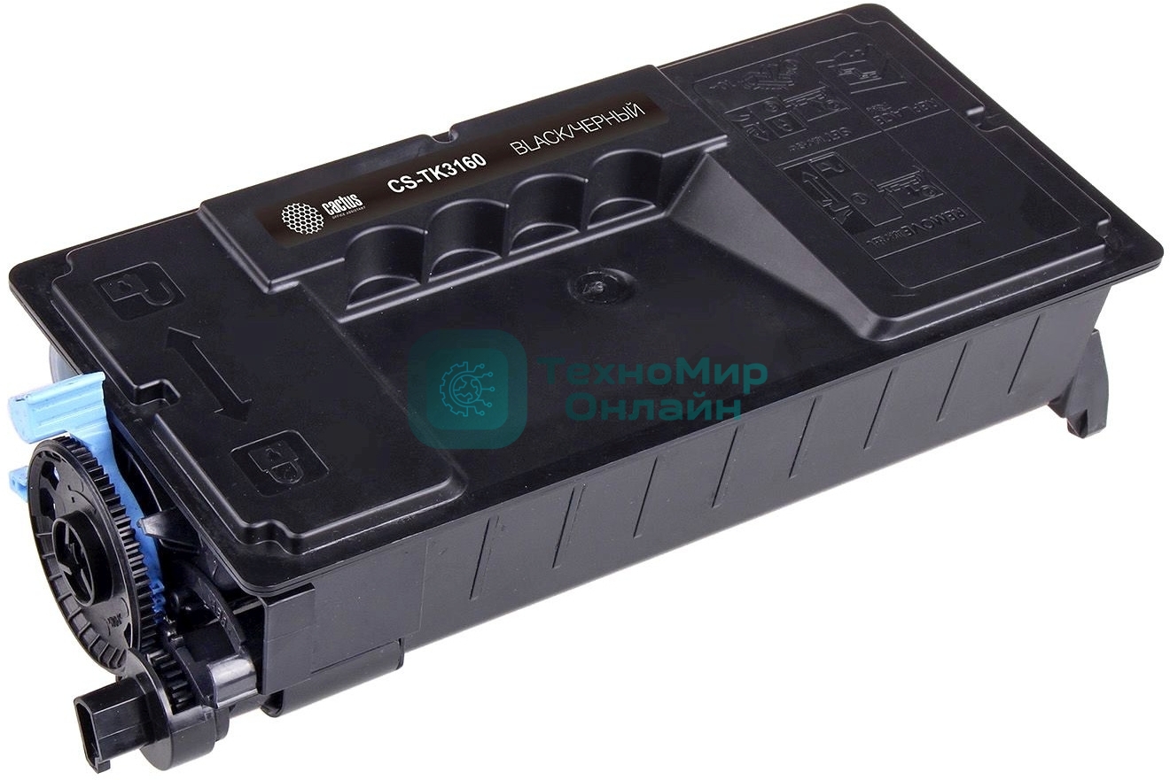 Картридж лазерный Cactus CS-TK3160 черный (12500 стр.) для Kyocera Ecosys P3045dn/P3050dn/P3055dn/P3060dn