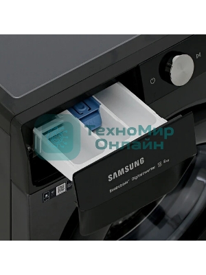 Стиральная машина Samsung WW80AG6S28ABLP серый загрузка фронтальная 8кг, 1200 об/мин, класс А