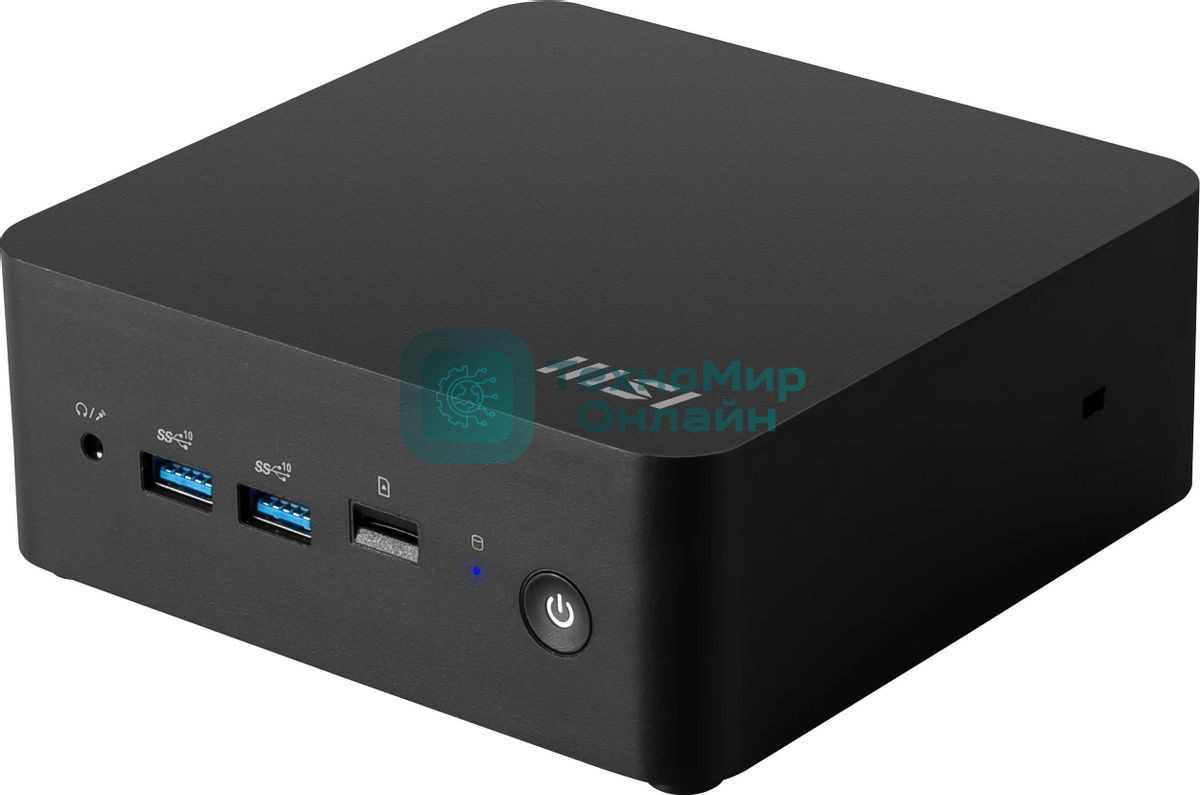 Компьютер MSI Cubi NUC 1M-098RU, черный, Intel Core 5 120U/16Gb/512Gb/IrisXE/WF6E/BT5.3/120W/AirCooling/W11P (9S6-B0B111-218)