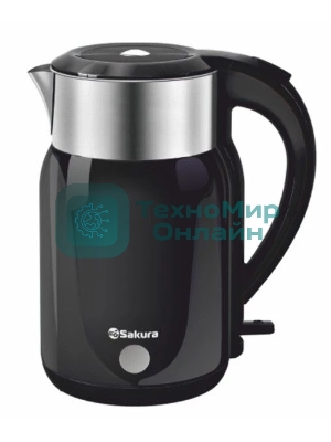 Чайник электрический Sakura SA-2182BK 1.8 л, черн д