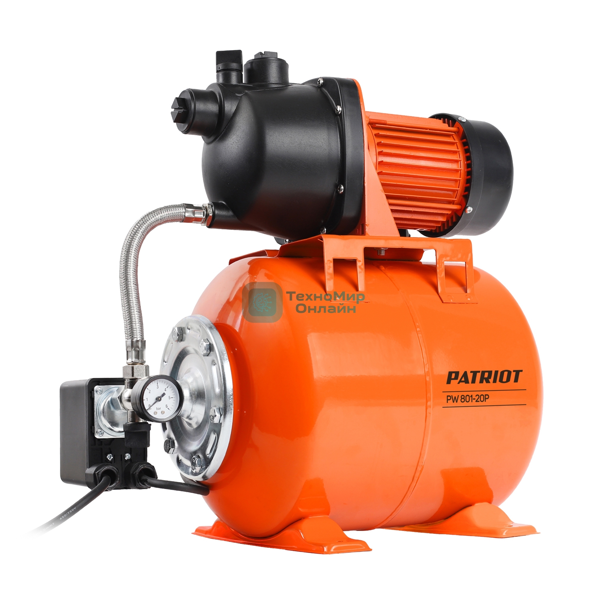 Насосная станция PATRIOT PW 801-20 P, пластик, 20 л, 800 вт.