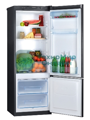 Холодильник Pozis RK-102 графит двухкамерный 188/57 л морозилка снизу