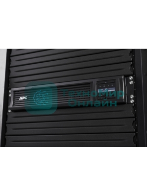 Источник бесперебойного питания APC Smart-UPS 1500VA/1000W, RM 2U, Line-Interactive, LCD, Out: 220-240V 4xC13 (2-Switched), SmartSlot, USB, SmartConnect, черный, 1 year warranty (REP: SMT1500RMI2U)