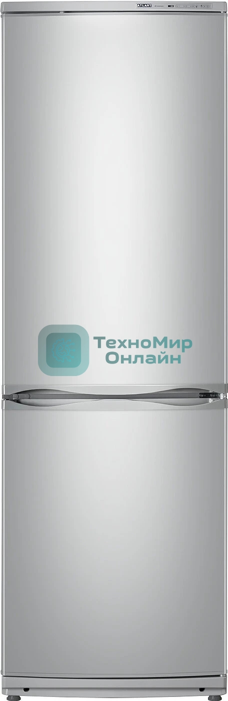Холодильник Atlant ХМ-6021-080 серебристый двухкамерный 225/101л морозилка снизу