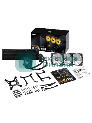 Система жидкостного охлаждения ASUS TUF GAMING LC II 360 ARGb/AIO COOLER,TUF GAMING FAN,AURA 90RC00M1-M0UAY0