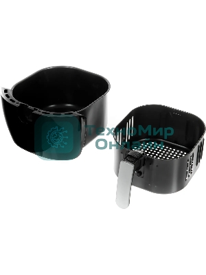 Аэрогриль Kitfort КТ-2220 черный, 1800 Вт, 6 л, электронное управление, 7 программ