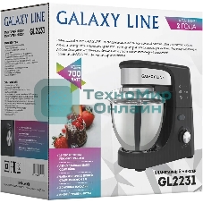 Миксер Galaxy Line GL 2231, черный, планетарный, 700 Вт, 12 скоростей