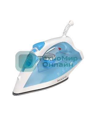 Утюг Maxvi SI1801 белый/голубой