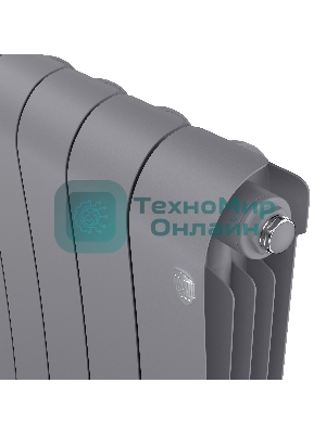 Радиатор биметаллический Royal Thermo Infinity 500 Silver Satin - 12 секц.