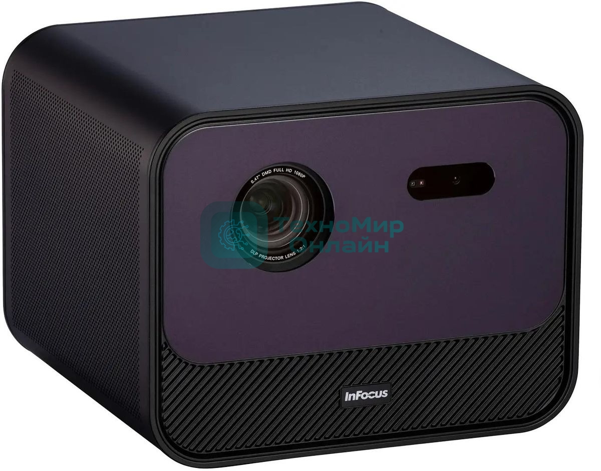 LED проектор InFocus IN3038SL Crusader Grandmaster с подставкой DLP, 1200 lm, FullHD, (1.2:1), HDMI 2.0 (eARC) 2x USB-A 2.0), AUX, SPDIF, RJ45 (LAN), Bluetooth 5.1/BLE, wi-fi 2.4/5GHz, 2х20W Dolby Audio, до 25000ч., 2.36 кг