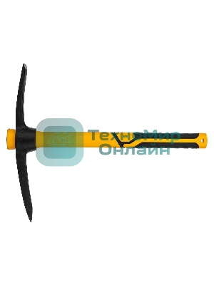 Кирка Denzel 700 г, фибергласовая обрезиненная рукоятка 385 мм