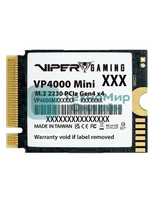 Накопитель SSD PATRIOT 500Gb M.2 2230 4700/1700MBs,