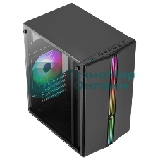 Компьютерный корпус MiniTower Aerocool/Formula EVO Mini-G-BK-v1 (mATX, USB3x1, USB2x2, 120мм RGb fan, без БП) (4711099472352)