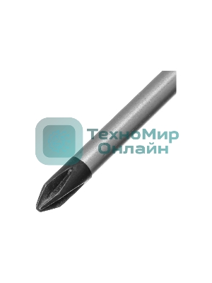 Отвертка Denzel PH0х100 мм, S2, 3к рукоятка