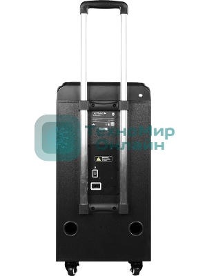 Колонка портативная Ural 103 черный 1200W 1.1 BT/3.5Jack/USB-C 15м 7000mAh