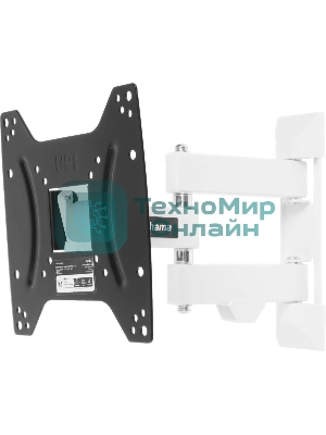 Кронштейн для телевизора Hama 00220855 черный/белый 19