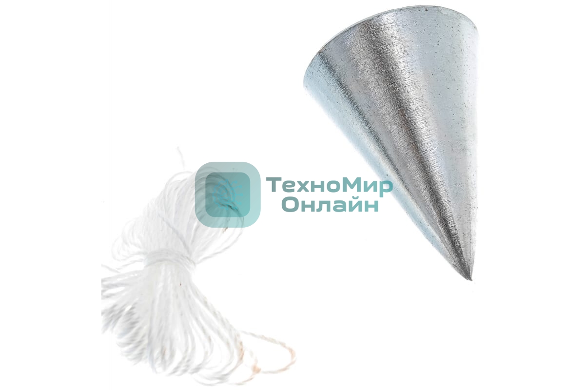 Отвес Matrix конусный, 200 г, шнур 5 м