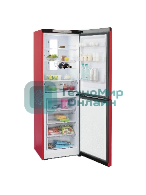 Холодильник Бирюса Б-H940NF красный двухкамерный 210/130л морозильник снизу, No Frost