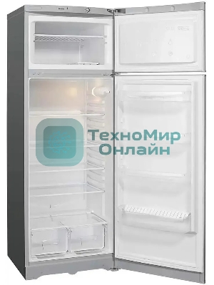 Холодильник Indesit TIA 16 G серебристый двухкамерный 245/51л морозилка сверху, ручная разморозка