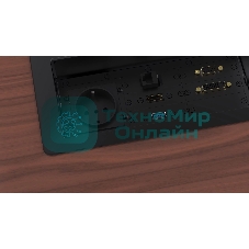 Металлический корпус WRTS-11BOX-B Wize для модульной системы врезного лючка в стол с убирающейся крышкой, черный;