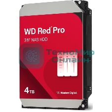 Жесткий диск WD Red Pro WD4005FFBX, 4ТБ, HDD, SATA III, 3.5