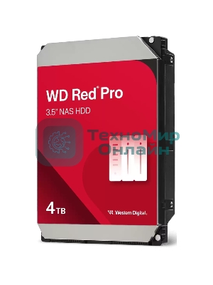 Жесткий диск WD Red Pro WD4005FFBX, 4ТБ, HDD, SATA III, 3.5