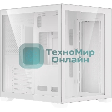 Компьютерный корпус Accord ACC-ZMS03W белый без БП mATX 3x120мм 1xUSB2.0 1xUSB3.0 1xUSB3.1 audio