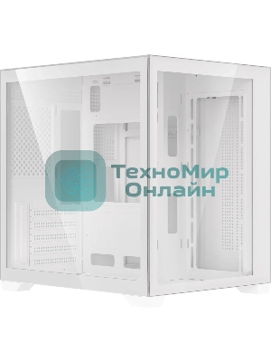 Компьютерный корпус Accord ACC-ZMS03W белый без БП mATX 3x120мм 1xUSB2.0 1xUSB3.0 1xUSB3.1 audio