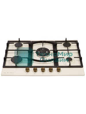 Газовая варочная панель Zigmund & Shtain G 16.7 X независимая, бежевый