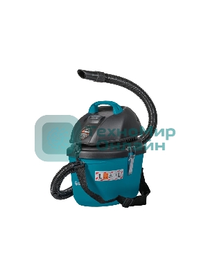 Строительный пылесос Bort BSS-1215 синий/серебристый, 260/1200 Вт, уборка сухая/влажная, пылесборник мешок/контейнер, 15 л