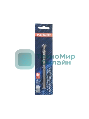 Сверло EDGE by PATRIOT по бетону 10x120 мм, 1 шт в блистере