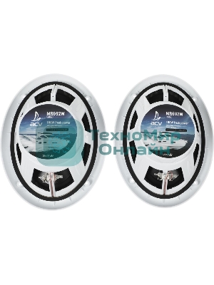 Колонки автомобильные ACV Marine MR692 90Вт 91дБ 16.5 см (6 1/2дюйм) (ком.: 2 кол.) коаксиальные двухполосные