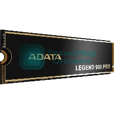 Накопитель SSD ADATA LEGEND 900 PRO, 4Tb, PCIe 4.0 x4, M.2 2280, NVMe, R/W 7400/6500, с радиатором