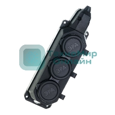 Колодка каучуковая ЭРА с/з 3гн 16A IP44 черная