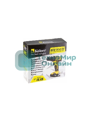 Дрель KOLNER KCD 14,4/2L
