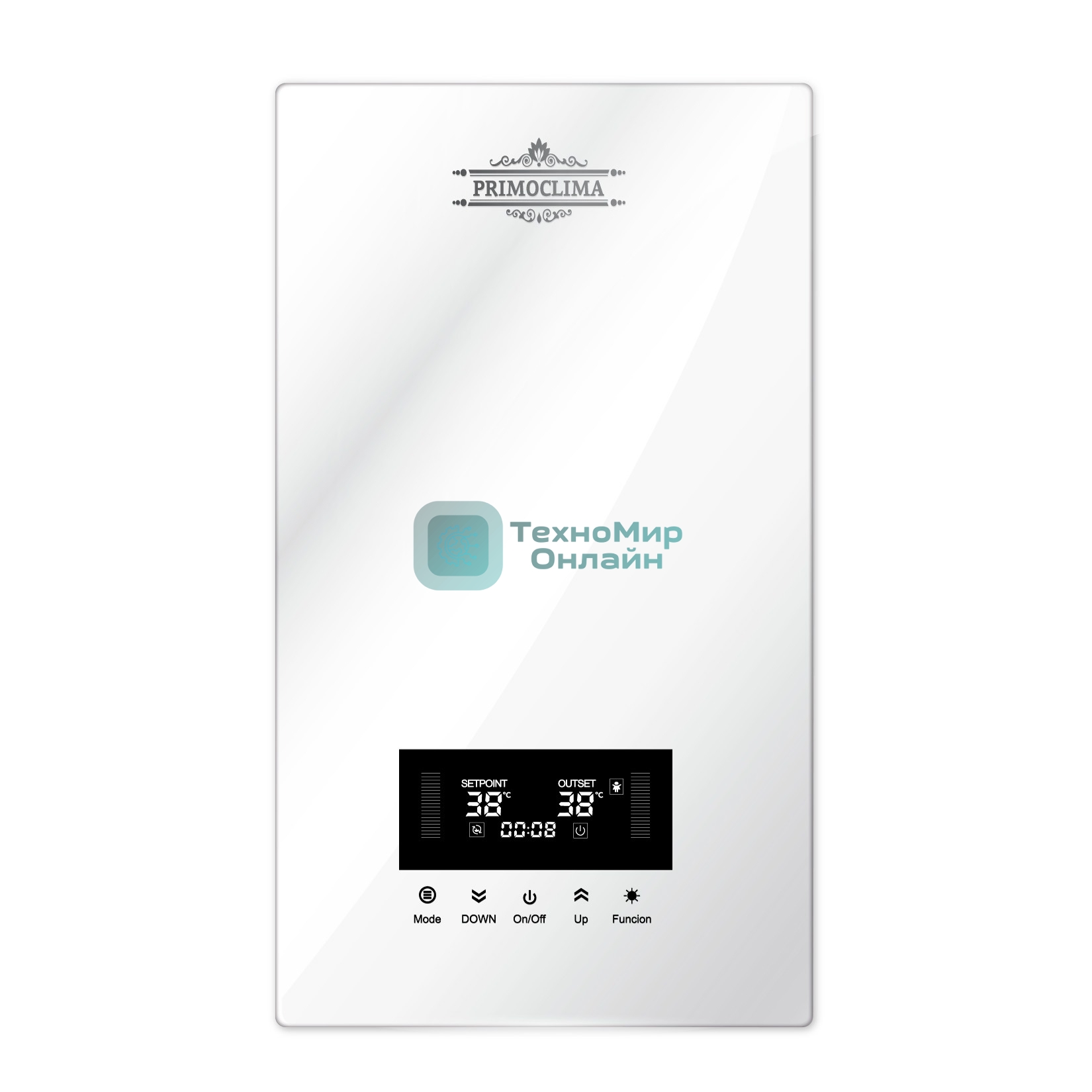 Электрический проточный водонагреватель PRIMOCLIMA INTEGRA 14 кВт, белый