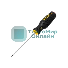 Отвертка Denzel PH0х100 мм, S2, 3к рукоятка