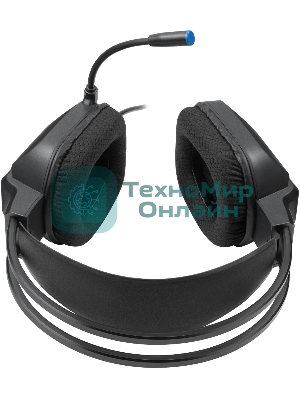 Гарнитура Defender Gothic чёрный, проводная, подсветка