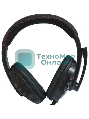 Гарнитура проводная Nakatomi HS-T50MV черный (c рег. громкости)