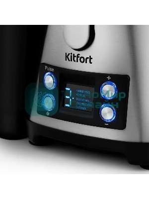 Кухонный комбайн Kitfort KT-1395 800Вт серебристый/черный