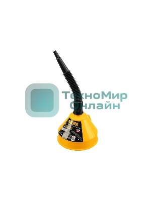 Воронка пластиковая Denzel 160 мм с металлическим ситом и гибким наконечником