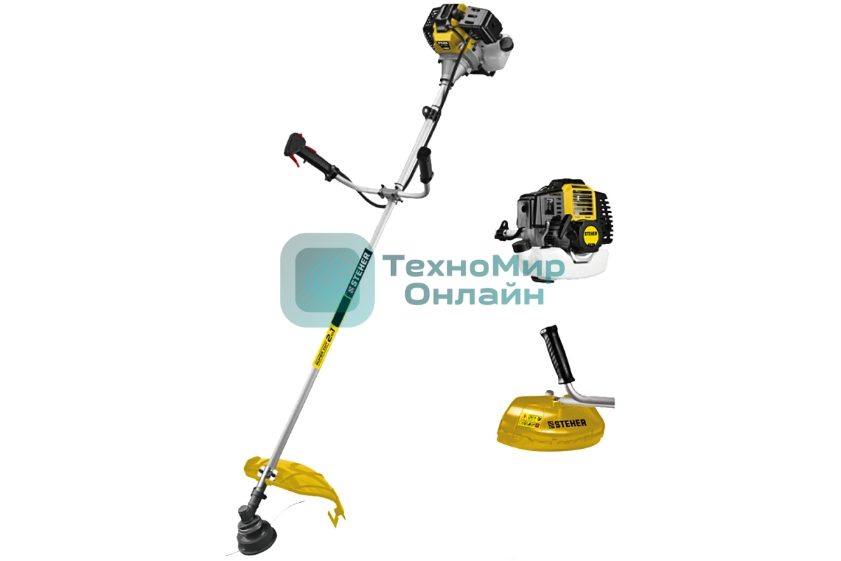 Бензокоса STEHER BT-1300, 1.3 кВт/1.7 л.с., 43 см3